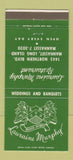 Matchbook Cover - Lauraine Murphy Restaurant Manhasset LI NY 30 Strike