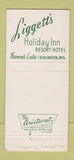 Matchbook Cover - Liggett's Burlington WI Hotel restaurant WEAR 30 Strike