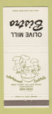Matchbook Cover - Olive Mill Bistro Montecito CA 30 Strike