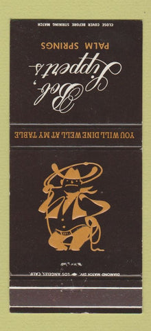 Matchbook Cover - Bob Lippert's Palm Springs CA 30 Strike