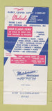 Matchbook Cover - Harry Cooper Supply Pittsburg KS Springfield MO 30 Strike