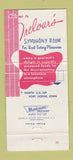 Matchbook Cover - Treloar's Inn Fort Dodge IA #2 30 Strike