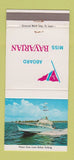 Matchbook Cover - Miss Bavarian Boat 30 Strike