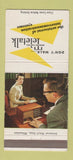 Matchbook Cover - Webster Electric Teletalk Racine WI 30 Strike