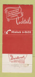 Matchbook Cover - Francois Restaurant Long Beach CA WEAR 30 Strike