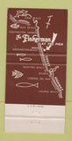 Matchbook Cover - The Fisherman Restaurant Huntington Park CA 30 Strike