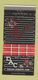 Matchbook Cover - Dallas Athletic Club TX 30 Strike