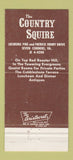 Matchbook Cover - Country Squire Restaurant Seven Corners VA 30 Strike