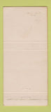 Matchbook Cover - Continental National Bank Fort Worth TX 30 Strike