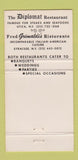 Matchbook Cover - Grimaldi's Ristorante Utica NY 30 Strike