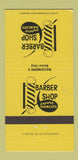Matchbook Cover - Massenburg's Barber Shop 30 Strike