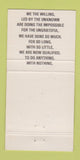 Matchbook Cover - RD's Barber Shop Lakewood Colorado BLUE 30 Strike