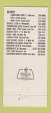 Matchbook Cover - Henderson Glass Auto Commercial  Detroit MI 30 Strike