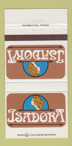 Matchbook Cover - Isadora Holiday Inn Dallas TX 30 Strike