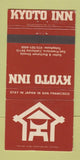 Matchbook Cover - Kyoto Inn San Francisco CA 30 Strike
