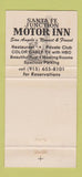 Matchbook Cover - Santa Fe Junction Motor Inn San Angelo TX 30 Strike