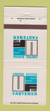 Matchbook Cover - United States Fastener Saginaw Detroit MI 30 Strike