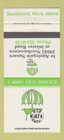 Matchbook Cover - Ala Cart Cafe Southfield MI 30 Strike