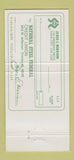 Matchbook Cover - National Steel Credit Union Ecorse MI 30 Strike