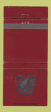 Matchbook Cover - Crystal Swan Orchard Cafe Novi MI Hilton Hotel 30 Strike