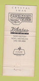 Matchbook Cover - Crystal Swan Orchard Cafe Novi MI Hilton Hotel 30 Strike