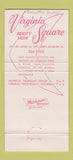 Matchbook Cover - Virginia Square Beauty Salon Arlington VA 30 Strike