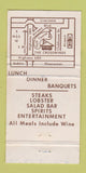 Matchbook Cover - The Crosswinds Livermore CA WEAR 30 Strike