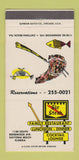 Matchbook Cover - Sir Steak Restaurant Daytona Beach FL 30 Strike