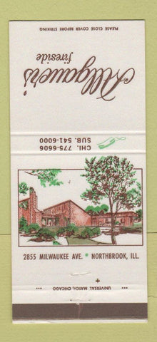 Matchbook Cover - Allgauer's Fireside Northbrook IL 30 Strike