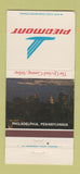 Matchbook Cover - Piedmont Airlines Philadelphia PA 30 Strike