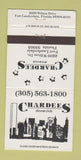 Matchbook Cover - Charlie's Dinner Club Fort Lauderdale FL 30 Strike