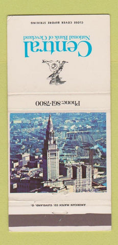 Matchbook Cover - Central National Bank Cleveland OH 30 Strike