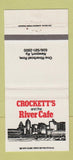 Matchbook Cover - Crockett's River Cafe Newport KY 30 Strike