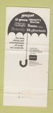 Matchbook Cover - Crockett's River Cafe Newport KY 30 Strike
