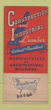 Matchbook Cover - Grace Harbor Lumber Detroit MI WEAR 30 Strike