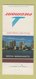 Matchbook Cover - Piedmont Airlines Boston MA 30 Strike