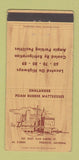 Matchbook Cover - Downtowner Lodge Phoenix AZ WEAR 30 Strike