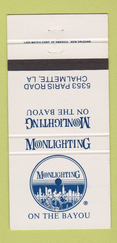 Matchbook Cover - Moonlighting Chalmette LA 30 Strike