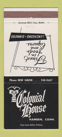 Matchbook Cover - Colonial House Hamden CT 30 Strike