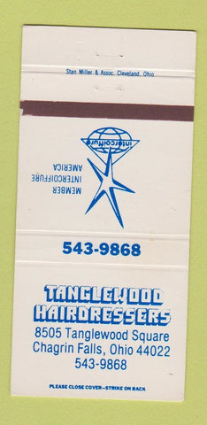 Matchbook Cover - Tanglewood Hair Salon Chagrin Falls OH 30 Strike