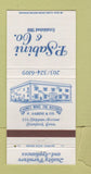 Matchbook Cover - P Sabini Furniture Appliances Stamford CT 30 Strike
