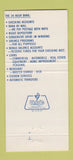 Matchbook Cover - Coast Bank Santa Ana Long Beach Garden Grove CA 30 Strike