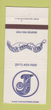 Matchbook Cover - Jimmy's Harborside Restaurant Boston MA 30 Strike
