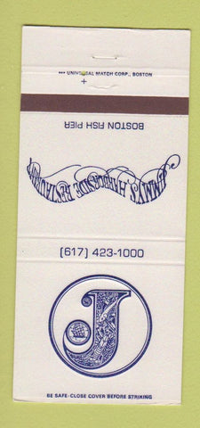 Matchbook Cover - Jimmy's Harborside Restaurant Boston MA 30 Strike