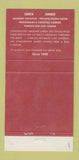 Matchbook Cover - Carlos' Restaurant Los Banos CA 30 Strike