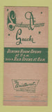 Matchbook Cover - Walt's Restaurant La Crosse WI WEAR 30 Strike