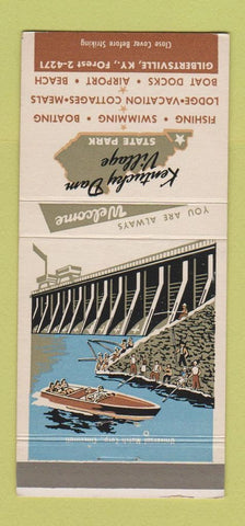 Matchbook Cover - Kentucky Dam Village State Park Gilbertsville KY 30 Strike