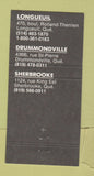 Matchbook Cover - Chaleur Botique QC Devil Longueuil Sherbrooke 30 Strike
