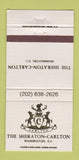 Matchbook Cover - Sheraton Carlton Hotel Washington DC 30 Strike