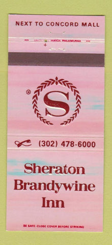 Matchbook Cover - Sheraton Brandywine Inn Wilmington DE 30 Strike